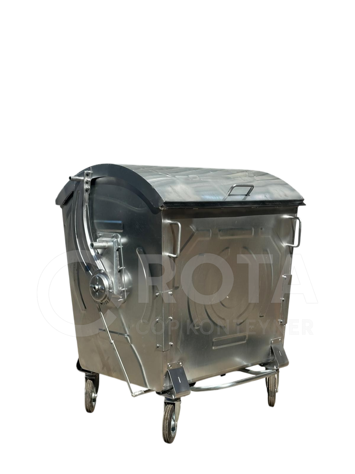 1100 Litre Orjinal Galvaniz Çöp Konteyner Kubbe Kapak 